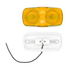 823-107A - 2" x 4" Amber Rectangle Assembly