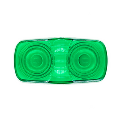 061-801 - 2" x 4" Green Lens Rectangle