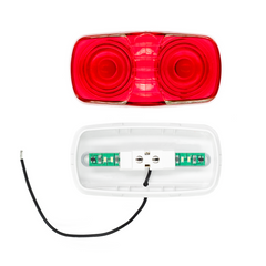 060-0241 - 2" x 4" Red Rectangle LED Assembly