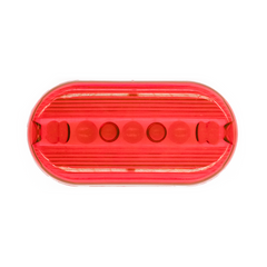 061-213A - 2" x 4" Red Lens Oval